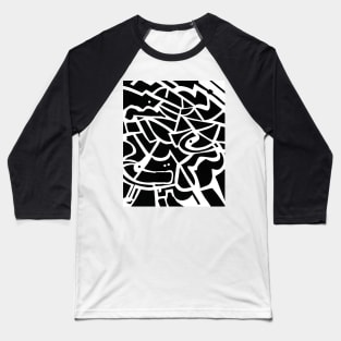 Mono geometric silhouette 2 ( MGS 2 ) Baseball T-Shirt